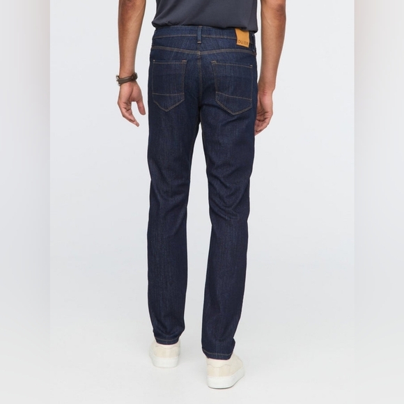 DU/ER Dark Blue Slim Fit Denim Jeans Size 28x32 NWT - Picture 9 of 9